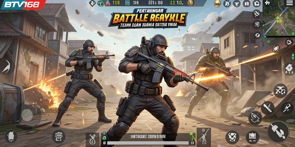 Gambar utama BTV168 APK Battle Royale Android Indonesia